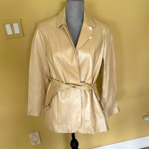 St John Leather Coat